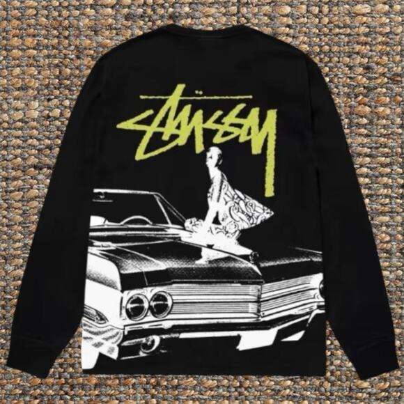 Stussy Men's Black Long Sleeve